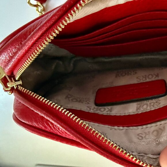Michael Kors Crossbody Bag Red - Picture 5 of 8